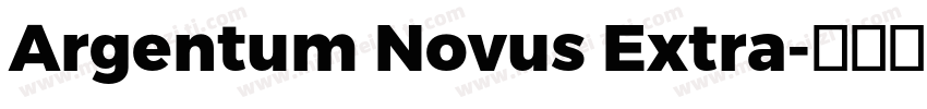 Argentum Novus Extra字体转换